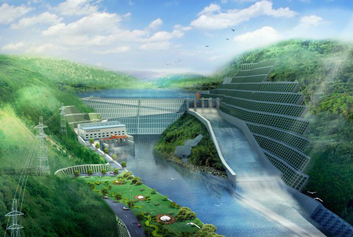 瑞溪镇老挝南塔河1号水电站项目